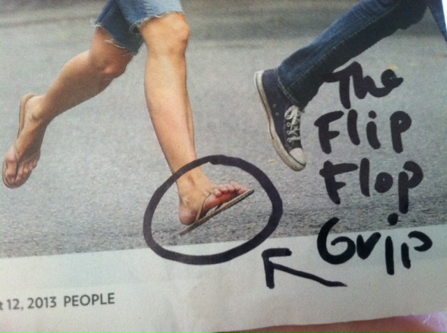 Feet In Flip Flops